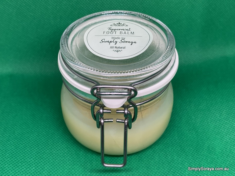diy peppermint foot balm