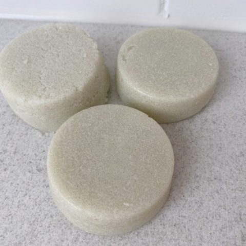 Peppermint sugar scrub bars