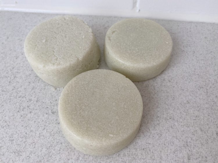 Peppermint sugar scrub bars