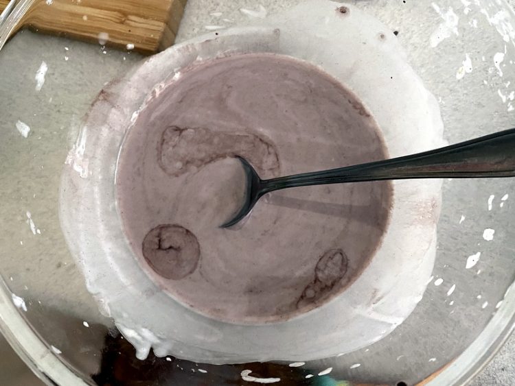 melt and pour purple soap