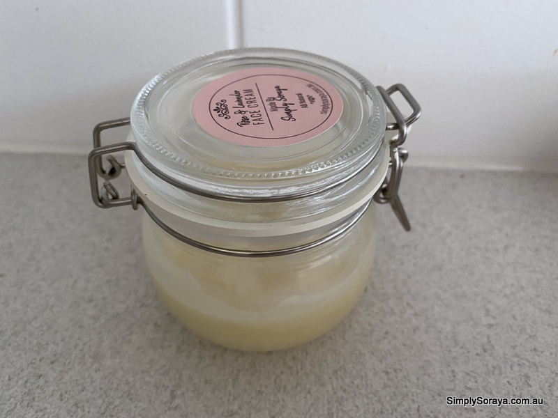 Face cream in bail jar