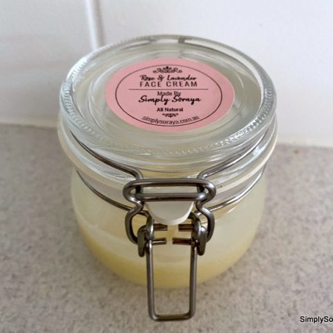 shea butter almond oil face cream