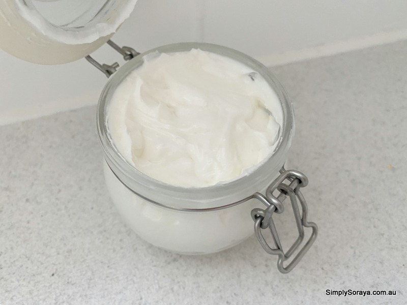 homemade whipped body butter