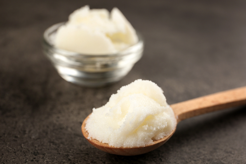 Shea butter in a bowl