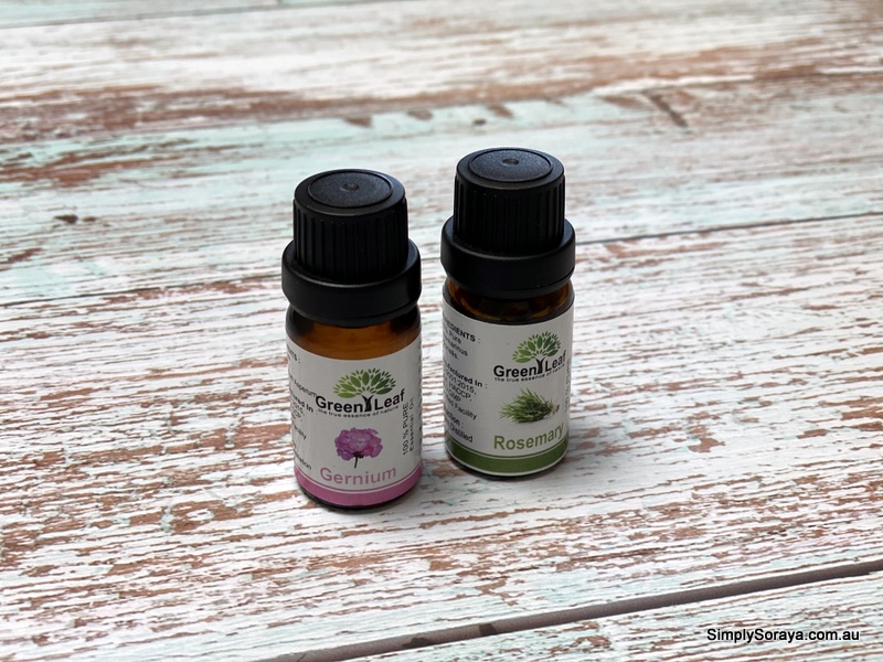 Geraniun and Rosemary essential oils
