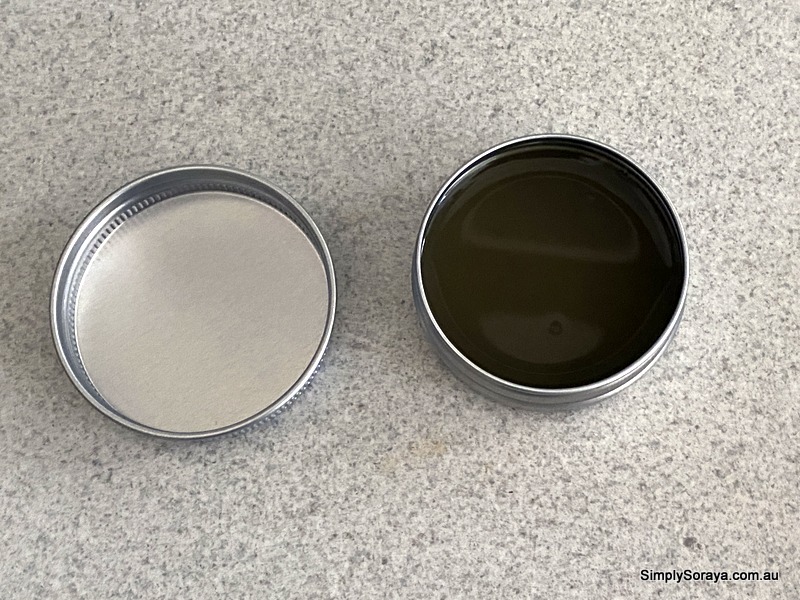 Green Lavender Cleansing Balm before it sets