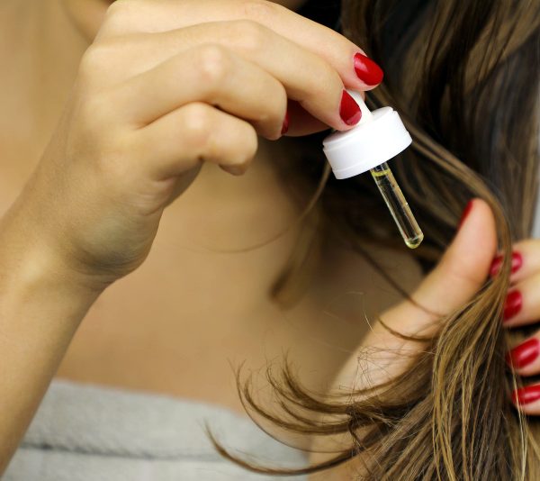 Apply almond oil on hair