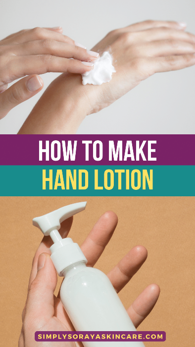 how to make hand lotion