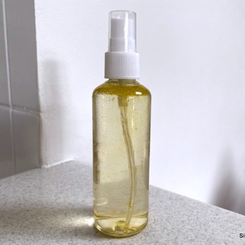 Natural hair detangler spray