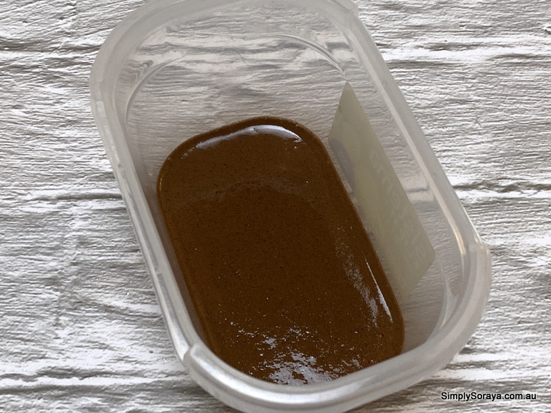 coffee scrub when it's setting