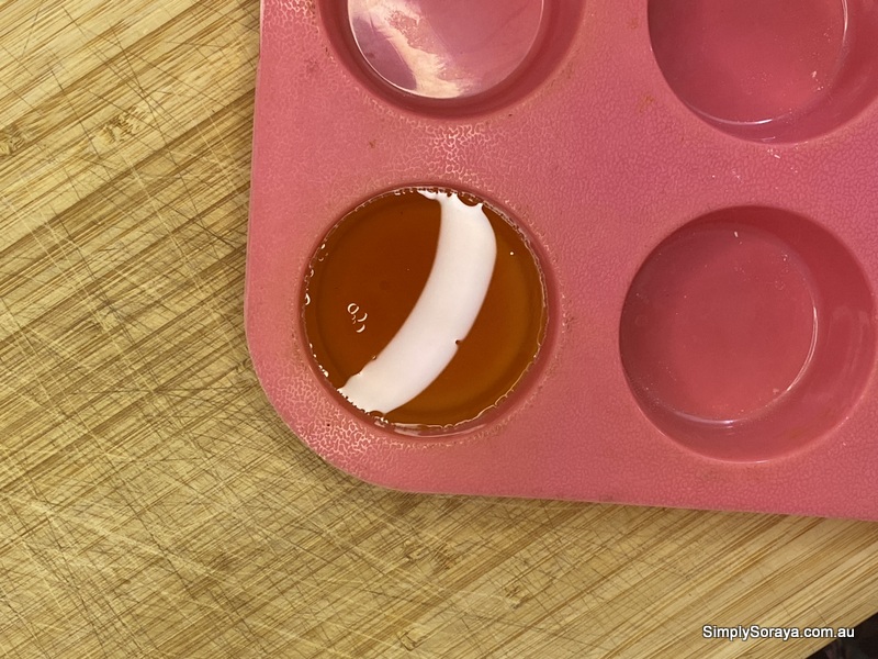 Massage bar before it sets