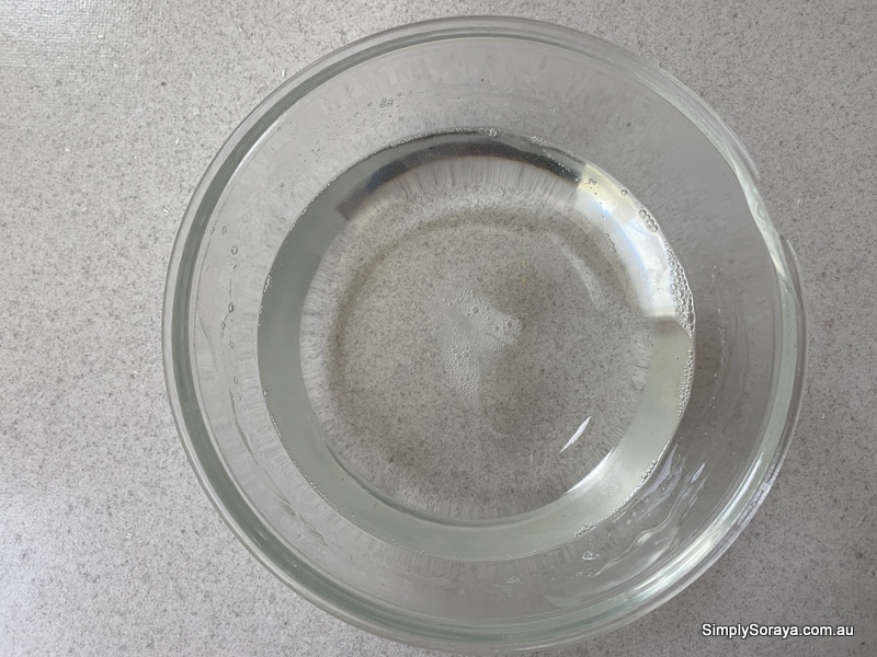 Melted glycerine melt and pour soap