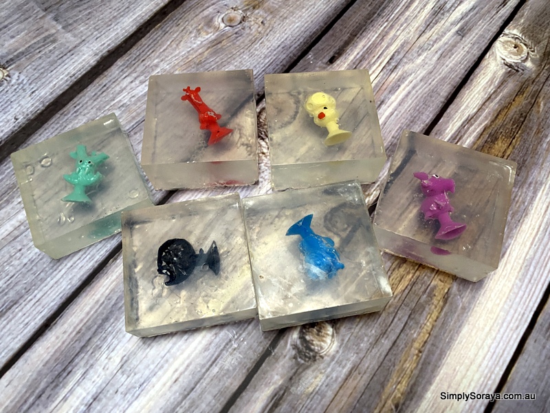 Kids soap with toys